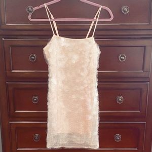 Armani Exchange Large Iridescent Sequin mini dress